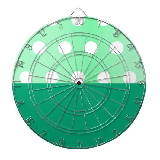 Green Poka Dots Dartscheibe (vorne)