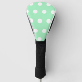 Green Poka Dots Golf Headcover