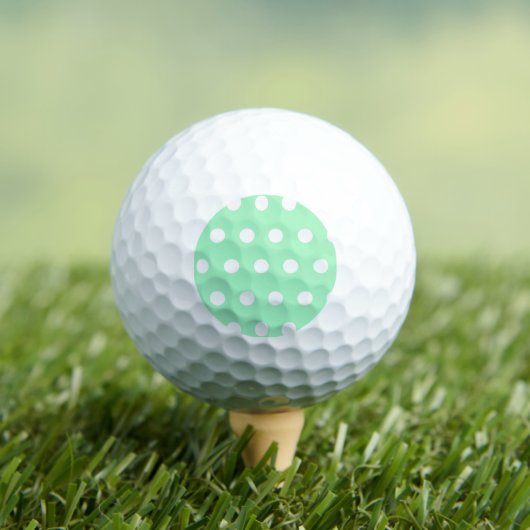 Green Poka Dots Golfball (Insitu T-Shirt)