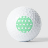 Green Poka Dots Golfball (Vorderseite)