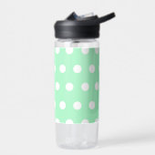 Green Poka Dots Trinkflasche (Links)