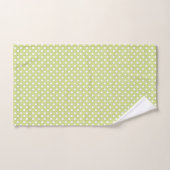 Green Polka Dot Elephant Badetuch Set (Handtuch)
