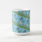 GREEN POLKA DOT FLAMINGO, FUNNY ST. PATRICK'S DAY KAFFEETASSE (Mittel)