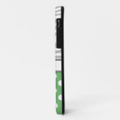 Green Polka Dot Light Zebra Print iPhone 5 Fall Case-Mate iPhone Hülle (Hinten/Links)