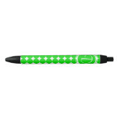Green Polka Dot Monogram Kugelschreiber (Vorderseite)