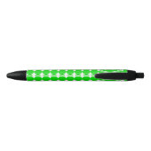Green Polka Dot Monogram Kugelschreiber (Rückseite)