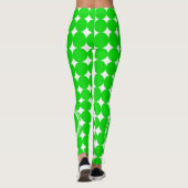 Green Polka Dot Monogram Leggings (Rückseite)