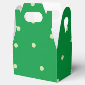 Green Polka Dot Muster Geschenkschachtel (Geöffnet)