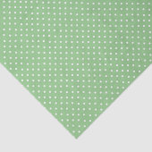 Green Polka Dot Muster Seidenpapier (Ausschnitt)