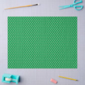 Green Polka Dot Seidenpapier (Basteln)