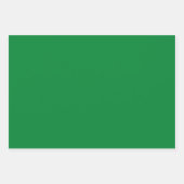 Green Polka Dot weich gestreift und fest Geschenkpapier Set (Vorderseite 3)