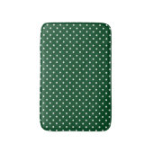 Green Polka Dots Bath Mat Badematte (Vorderseite Vertikal)