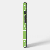 Green Polka Dots Case-Mate iPhone Hülle (Rückseite / Links)
