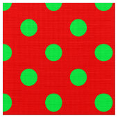 Green Polka Dots Design Stoff (Nahaufnahme)