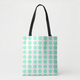 Green Polka Dots Design Tasche