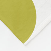 Green Polka Dots Fleecedecke (Ecke)