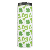 GREEN POLKA DOTS LIEBE IRISH KLEEBLATTS THERMOSBECHER (Rückseite)