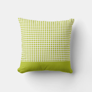 Green Polka Dots Muster Kissen