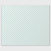 Green Polka Dots Mustermuster Mustermuster Illustr Geschenkpapier (Flach)