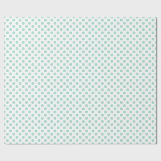 Green Polka Dots Mustermuster Mustermuster Illustr Geschenkpapier (Flach)