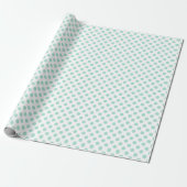 Green Polka Dots Mustermuster Mustermuster Illustr Geschenkpapier (Ungerollt)