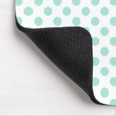 Green Polka Dots Pattern Dot Pattern Illustrator T Mousepad (Ecke)