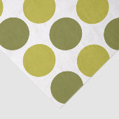 Green Polka Dots Seidenpapier (Ausschnitt)