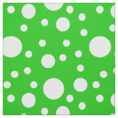 Green Polka Dots Stoff (Muster)