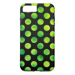 Green Polka Dots verblasst Case-Mate iPhone Hülle
