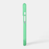 Green Polygon Geometric iPhone 16 Hülle (Linke Seite)