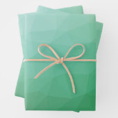 Green Polygonal Geschenkpapier Set (Beispiel)