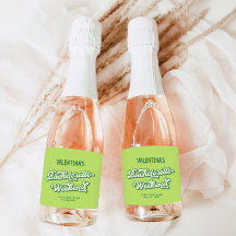 Green Pool Party Bachelorette Champagne Label