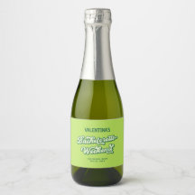 Green Pool Party Bachelorette Champagne Label