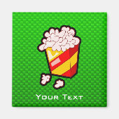 Green Popcorn Magnet (Vorne)
