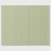 Green Poppy Safari Streifen Geschenkpapier (Flach)