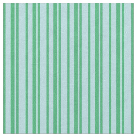 Green & Powder Blue Colored Streifen Muster Stoff (Nahaufnahme)