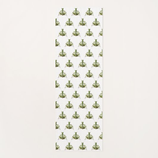 Green Praying Mantis Yogamatte (Vorderseite)