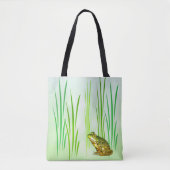 Green Princess Frosch Animal Tote Bag Tasche (Vorderseite)