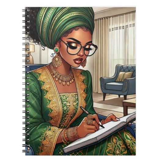 Green Princess-Notebook Notizblock (Vorderseite)