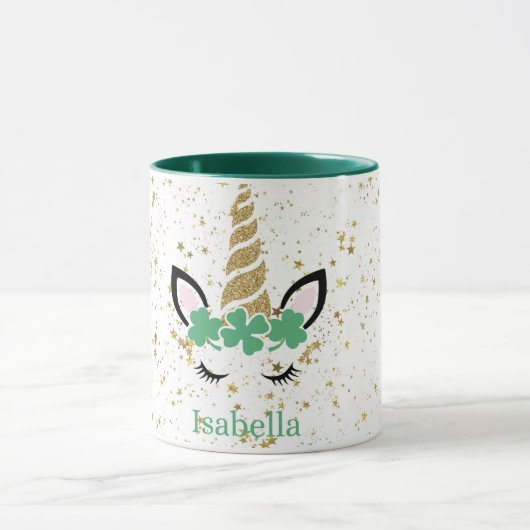 Green Princess Unicorn Rose Tasse (Zentrum)