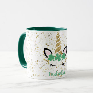 Green Princess Unicorn Rose Tasse