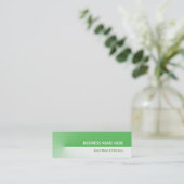 Green Pro Mini Visitenkarte (Stehend Vorderseite)