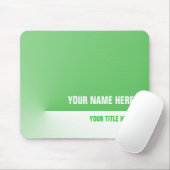 Green Pro Mousepad (Mit Mouse)