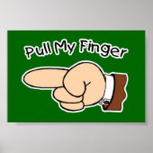 Green Pull My Finger Poster (Vorne)