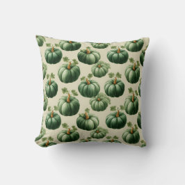 Green Pumpkin Autumn Zuhause Design Throw Kissen