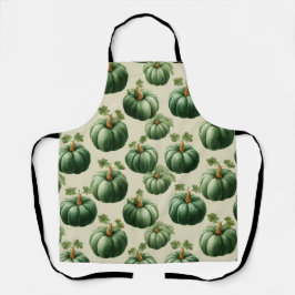 Green Pumpkin Autumn Zuhause Design Throw Kissen Schürze