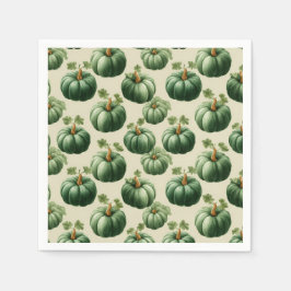 Green Pumpkin Autumn Zuhause Design Throw Kissen Serviette