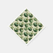 Green Pumpkin Autumn Zuhause Design Throw Kissen Serviette (Ecke)