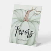 Green Pumpkin Baby Duwer Favoriten Sockelschild (Vorderseite)