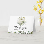 Green Pumpkin Fall Baby Dusche Danke Karte (Gelbe Blume)